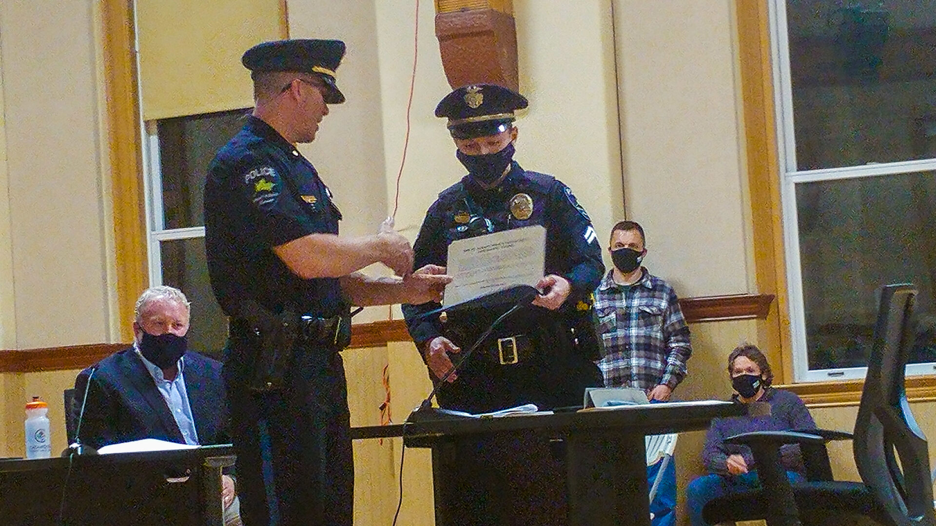 SAPD interim chief Maurice Lamothe, Cpl. Kristine Koch, 10-12-2020